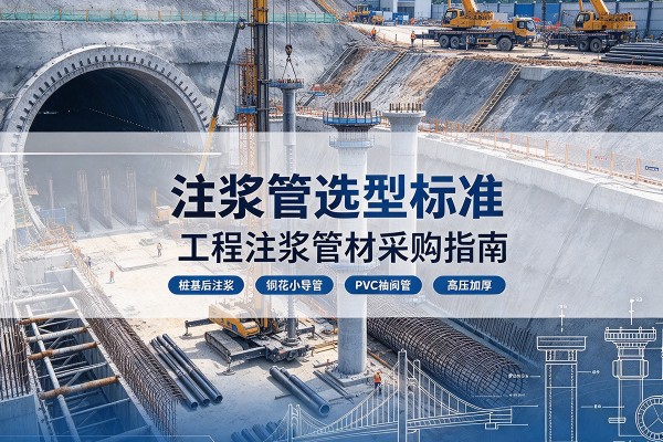 尧都注浆管选型标准