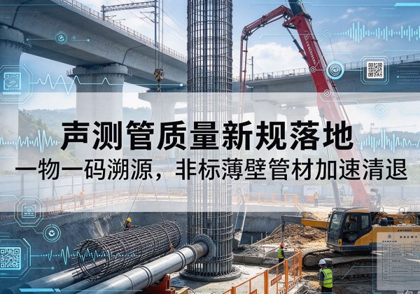 尧都声测管质量新规落地，一物一码溯源，非标薄壁管材加速清退