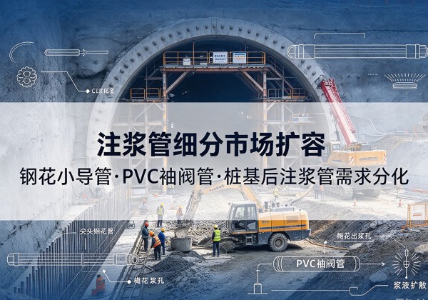 尧都注浆管细分市场扩容，隧道钢花小导管、PVC 袖阀管、桩基后注浆管需求分化